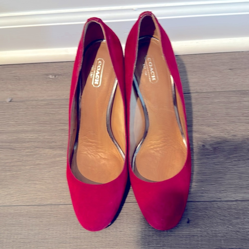 Coach Suede Heel